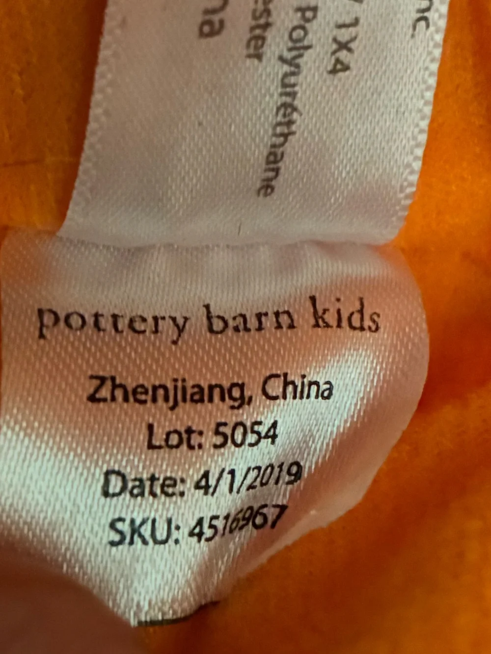 Pottery Barn Kids Orange Pterodactyl Dinosaur Halloween Costume HEAD ONLY - Picture 7 of 7